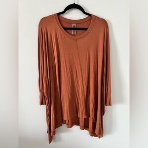 Mono B Terracotta Tunic Top